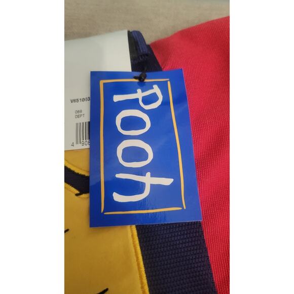 Vintage Disney Winnie the Pooh Messenger Bag Red Navy Accessory Network NWT... - Picture 4 of 5